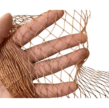 Hnědá nylonová síť proti ptákům 2 x 3 m Ochranná síť na zahradu Oko 1,5 x 1,5 cm Na stromy keře záhony skleníky balkony