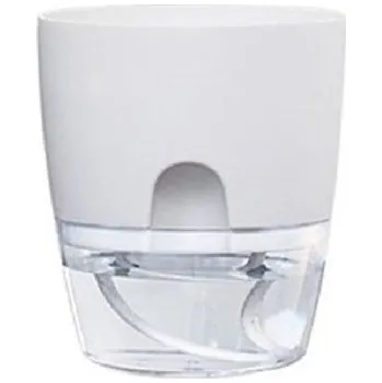 Květináč Květináč s miskou bílá S