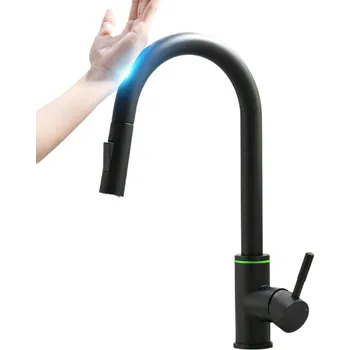 Dřezová vodovodní baterie bezdotyková P3537 černá