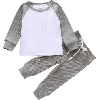 Chlapecké tričko a kalhoty L1729 šedá 6-12 měsíců