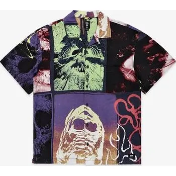 Oblečení a móda Košile Vans PROSPECT COLLAGE SS WOVEN Parisian Night velikost L