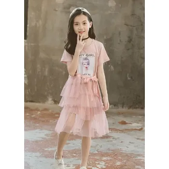 Dívčí šaty Dívčí šaty N515 růžová 7