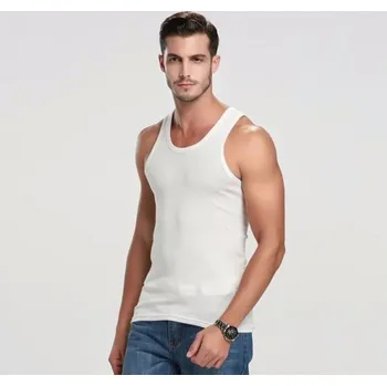 Pánské tílko Pánské stylové tílko - Bílé L