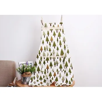 Kuchyňská zástěra Kuchyňská zástěra s potiskem stromů