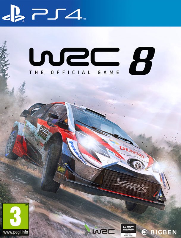 WRC 8 PS4 (WRC 8 hra na Playstation 4)
