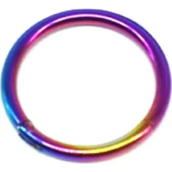 Piercing Piercing do nosu 1,2 x 6 mm duhová