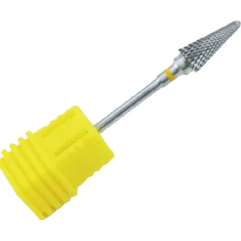 Bruska na nehty Diamantová fréza na manikúru kužel T822 žlutá