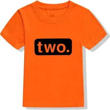 Dětské narozeninové tričko B1578 oranžová 4 B