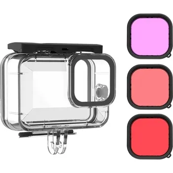 Selfie tyč Voděodolné pouzdro na GoPro s filtry