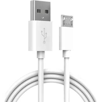 Datový kabel Rychlonabíjecí kabel Micro USB na USB A 2 m bílý 5A datový kabel silný drát dlouhý odolný kabel pro rychlé nabíjení telefon tablet