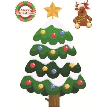 Vánoční dekorace Vánoční samolepky 7