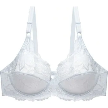 Podprsenka Polovyztužená podprsenka s krajkou bílá 85C