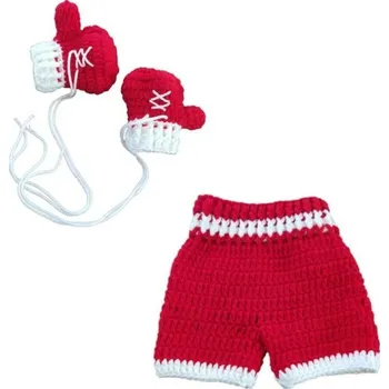 Kojenecká souprava Dětský kostým na focení Boxer červená