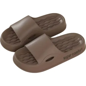 Pánská obuv Protiskluzové pantofle se silnou platformou Měkká tlumicí podrážka pro dospělé Pohodlné domácí přezůvky Výška podrážky Komfort hnědá 38-39