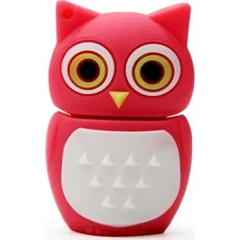 USB flash disk USB 2.0 flash disk sova tmavě růžová 4GB