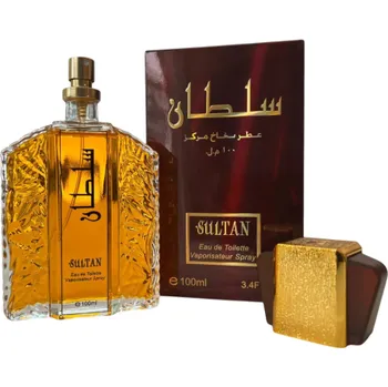Unisex parfém Pánský parfém Eau de Toilete Sultan 100 ml Orientální vůně Elegantní flakón Dlouhotrvající aroma Luxusní kosmetika Pro muže Dárek