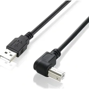 Datový kabel Propojovací lomený kabel USB na USB-B pro tiskárny M/M 3 m