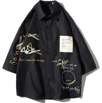 Pánská košile Pánská košile F729 černá M