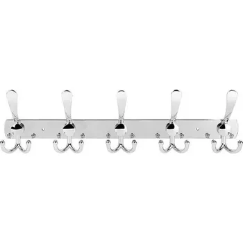 Věšák Nerezový věšák s dvojháčky