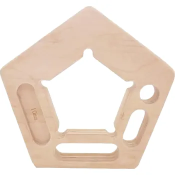 Dřevěná deska na posílení úchopu Posilovač prstů a předloktí Horolezecký závěs Dřevěný hangboard 2 ks 20 x 20,5 x 12 cm