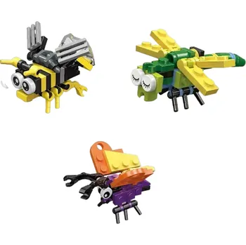 ostatní stavebnice Stavebnice - Hmyz&nbsp;Vosa Vážka Motýl 84 ks Sada stavebnic