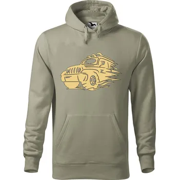 Pánská mikina Pánská mikina s potiskem Offroad Velikost (muž): M, Vyberte barvu: Světlá khaki