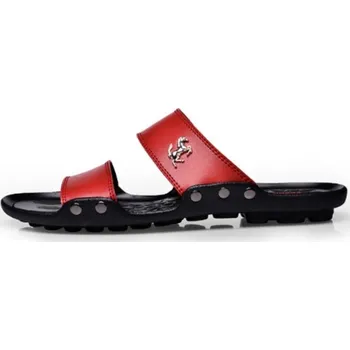 Pánské pantofle Pánské pantofle v luxusním provedení červená 44