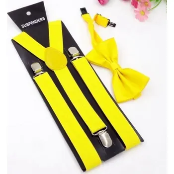 Motýlek Kšandy a motýlek UNISEX žlutá