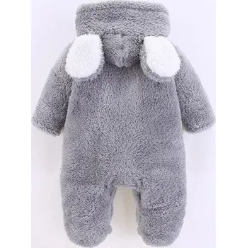 Kojenecký overall Kojenecký hřejivý overal T2573 šedá 6-9 měsíců