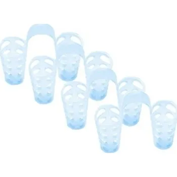 Pomůcka proti chrápání a spánkové apnoe Klips proti chrápání velikost M 4 ks modrá