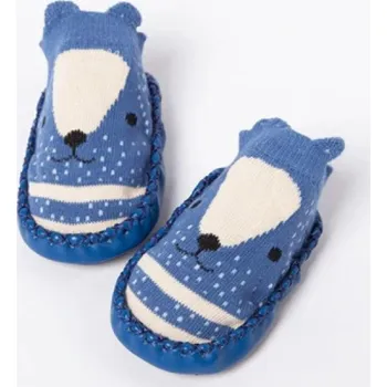 Dívčí obuv Dětské capáčky A12 modrá 0-6 měsíců