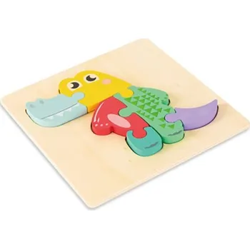 ostatní stavebnice Dřevěné vkládací puzzle J38 12