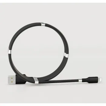 Datový kabel Nabíjecí kabel pro Apple s magnety černá 1