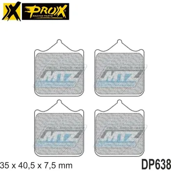 Destičky brzdové DP638-PROX (sada 4ks) DP638-PROX
