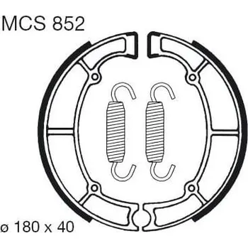 Motodíl Brzdové čelisti LUCAS MCS 852 MCS 852