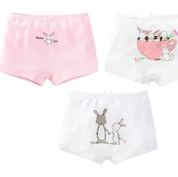 Dívčí šortkové kalhotky se zvířátky - 3 ks 5-6 let 1