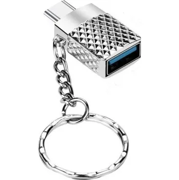 Redukce Redukce USB-C na USB 3.0 J50 stříbrná