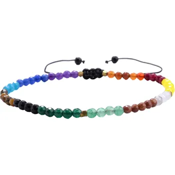 Náramek Tenký korálkový náramek Z276