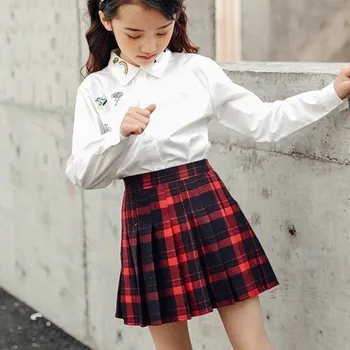 Dívčí sukně Dívčí sukně L1054 červená 12