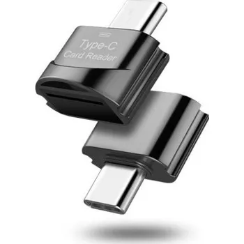 Ukládání dat USB-C čtečka micro SD karet černá