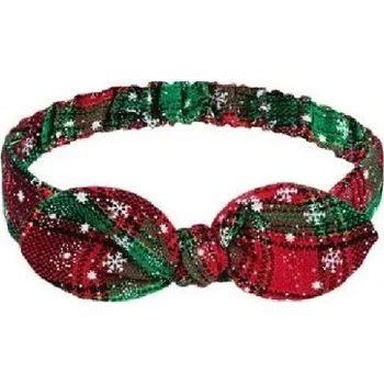 Čelenka Vánoční čelenka s mašlí 5