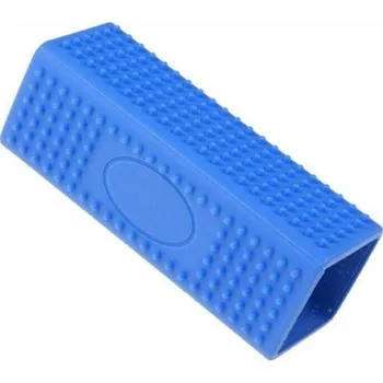 Kosmetika pro psa Silikonový kartáč na srst modrá