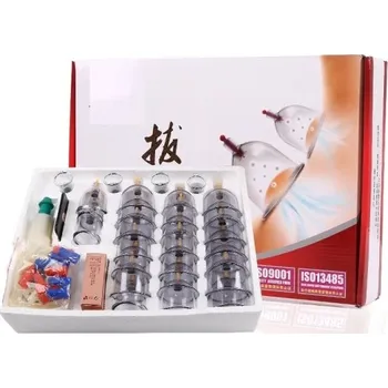 Masáž Sada 32 tlustších magnetických vakuových baněk pro baňkovou terapii Masážní baňky s pumpičkou pro úlevu od bolesti svalů a zlepšení krevního oběhu