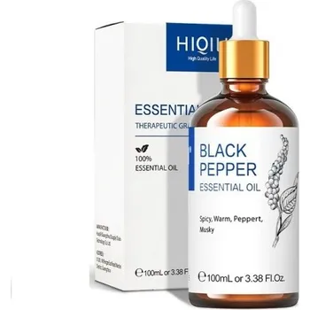 Vůně do bytu Přírodní esenciální olej Vonný olej pro úlevu od stresu Olejíček s přírodním aroma Přírodní vonná esence do difuzéru 100 ml BlackPepper