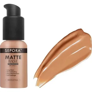 Make-up Silně krycí voděodolný make-up Plně krycí make-up proti nedokonalostem na pleti Dlouhotrvající 24 h make-up 30 ml 4