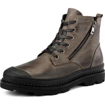 Pánské polobotky Pánské kotníkové boty A2692 světle hnědá 43