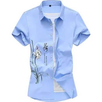 Pánská košile Pánská košile F822 světle modrá XS 1