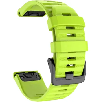 Silikonový řemínek Garmin Fenix 3 / 3 HR 26 mm světle zelená