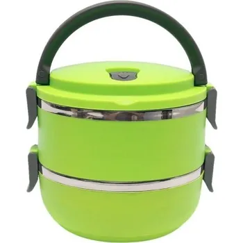 Termobox Obědový box dvoupatrový C160 zelená