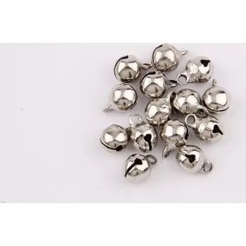 Vánoční dekorace Rolničky 30 ks šedá 6 mm